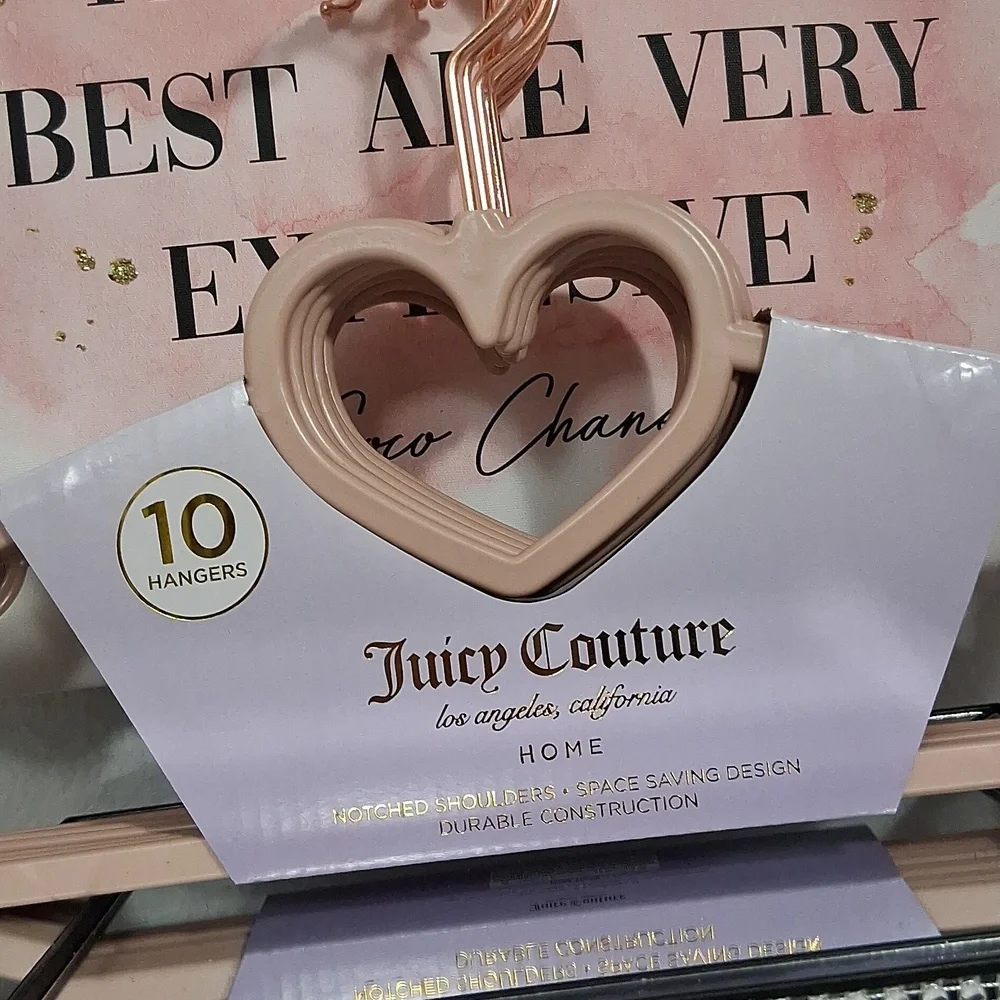 Juicy Couture Home Crown Shoulders Space Saving Hangers- 10PK